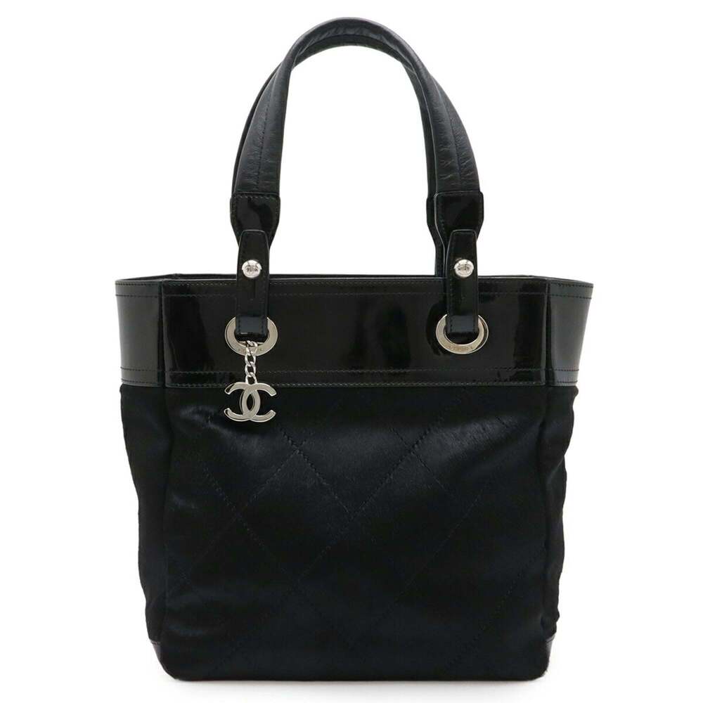 CHANEL Black Leather Shoulder Bag - Picture 2 of 9